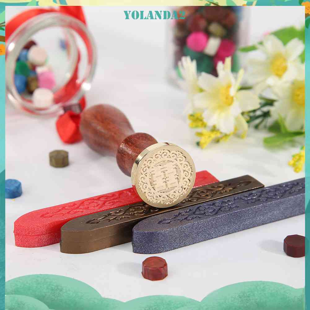 Con Dấu Sáp Niêm Phong Thiệp Cưới Họa Tiết Chữ Hi Cổ Điển