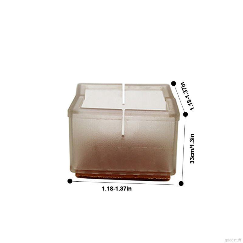 Set đệm silicone/ vải nỉ bọc chân ghế an toàn | BigBuy360 - bigbuy360.vn