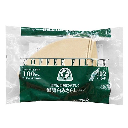 GIẤY LỌC CÀ PHÊ TENTOK JAPAN COFFEE PAPER FILTER SIZE 102 BROWN (2-4 CUPS)