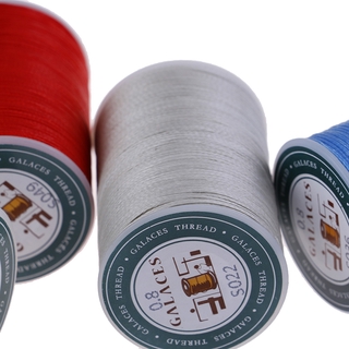 [LuckyToday] 1Pc Waxed Thread 0.8mm 90m Polyester Cord Sewing Machine Stitching For Craft