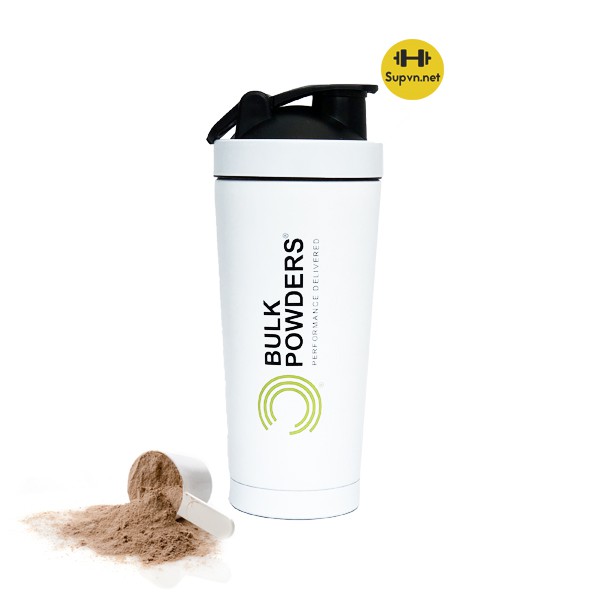 Bình Lắc Whey Shaker Inox Giữ Nhiệt Tập Gym Chính Hãng - Bulk Powders Chất Lượng Giá rẻ