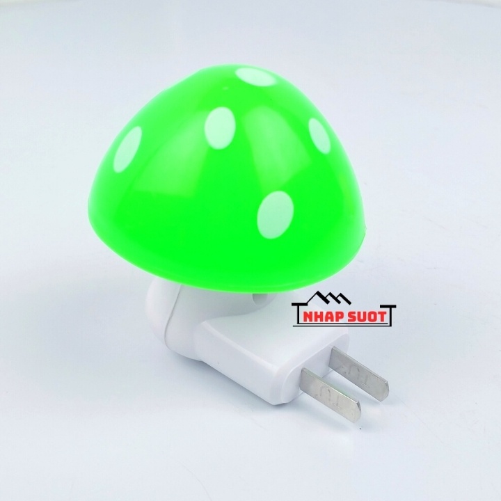 Bóng Đèn Ngủ Hình Nấm 0,1W Cảm Biến Ánh Sáng