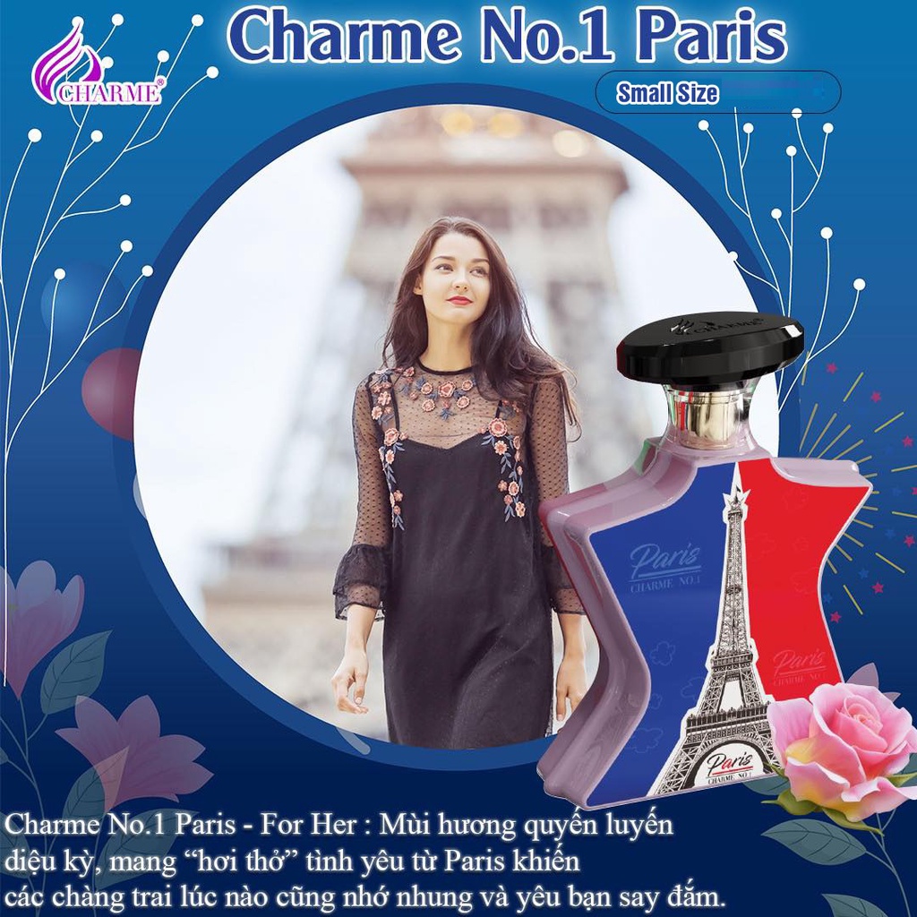 Nước Hoa Nữ Charme No.1 PARIS 10ml