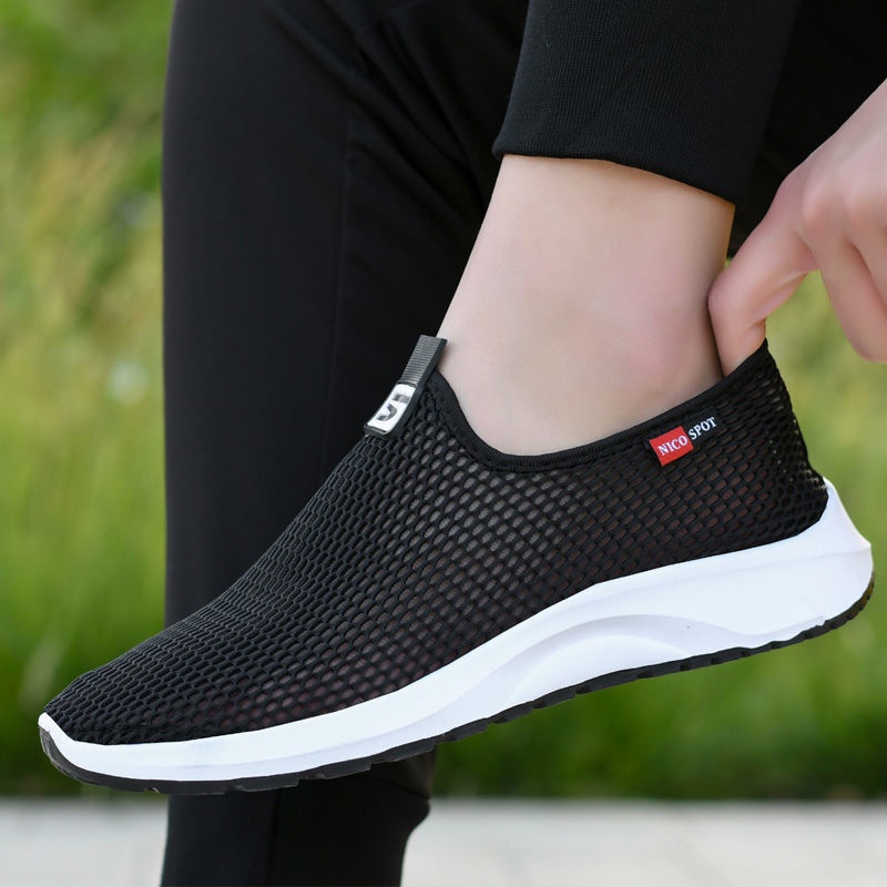 Giày thể thao phối lưới thoáng khí thời trang mùa hè dành cho nam