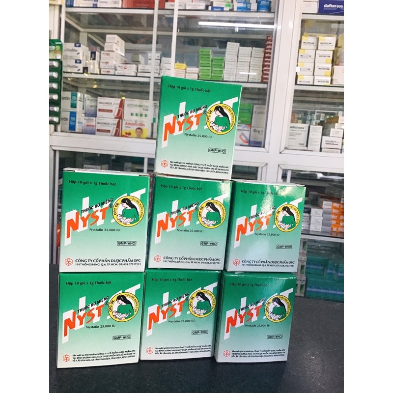 Nyst  rơ miệng cho bé (hộp 10 gói)