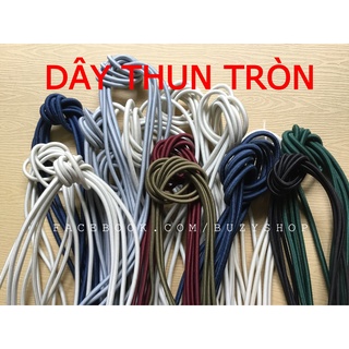 (3 mét) dây thun tròn [nguyên liệu handmade, phụ liệu thủ công]