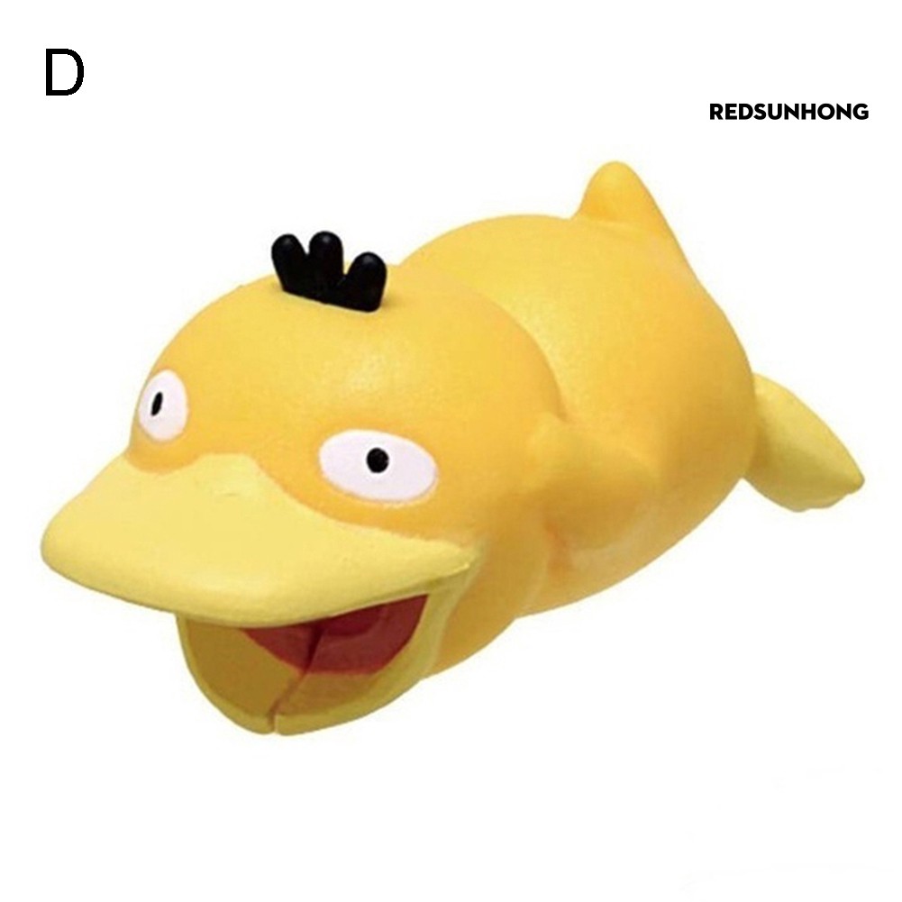 Phụ Kiện Bảo Vệ Dây Cáp Hình Pikachu Xinh Xắn Độc Đáo