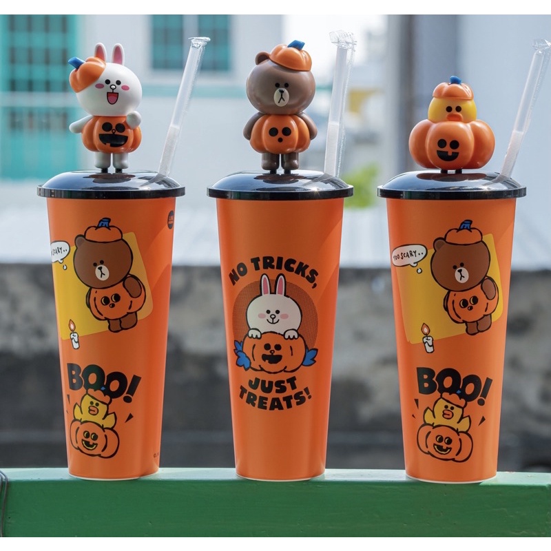 Ly nước CGV Line Friends 650ml ( Thỏ Trắng , Gấu Nâu , Vịt Vàng )