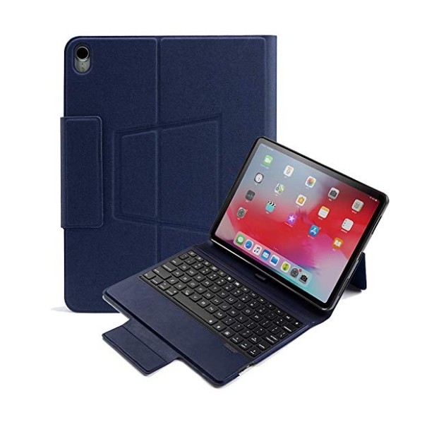 [MỚI] Bàn phím bao da cho iPad Air 3 2019 10.5 inch/ iPad mini 5/ iPad pro 10.5inch - Có đèn bàn phím Giá đỡ dây gài Bút