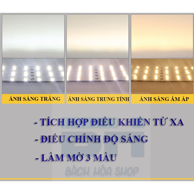 ĐIỀU KHIỂN TỪ XA - ĐÈN LED ỐP TRẦN, ÂM TRẦN, TRANG TRÍ PHÒNG KHÁCH, PHÒNG NGỦ