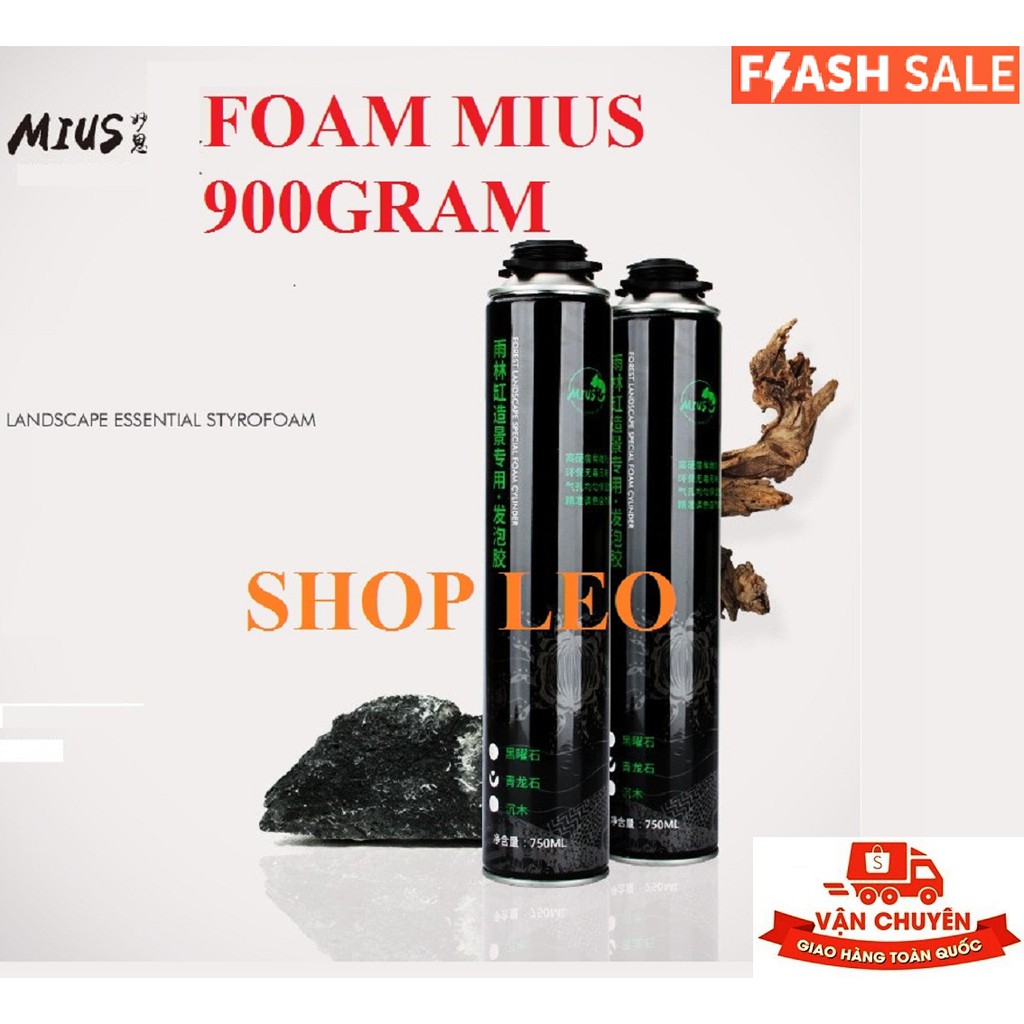 Foam xịt MiUS - Foam tạo hình hồ bán cạn - tạo BackGroud