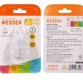 NÚM VÚ CỔ HẸP WESSER S M L +