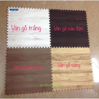 Xốp trải sàn vân gỗ 45x45 cm (Big Sale)