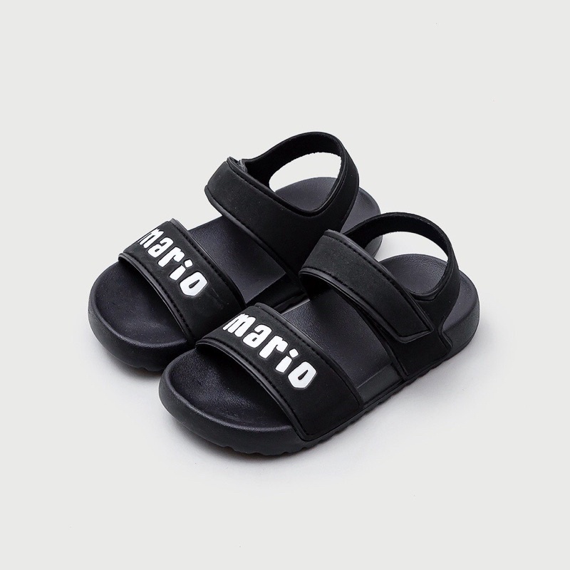Dép quai dán cho bé, sandal cho bétrai bé gái Cheerful Mario 1108 chống trơn trượt