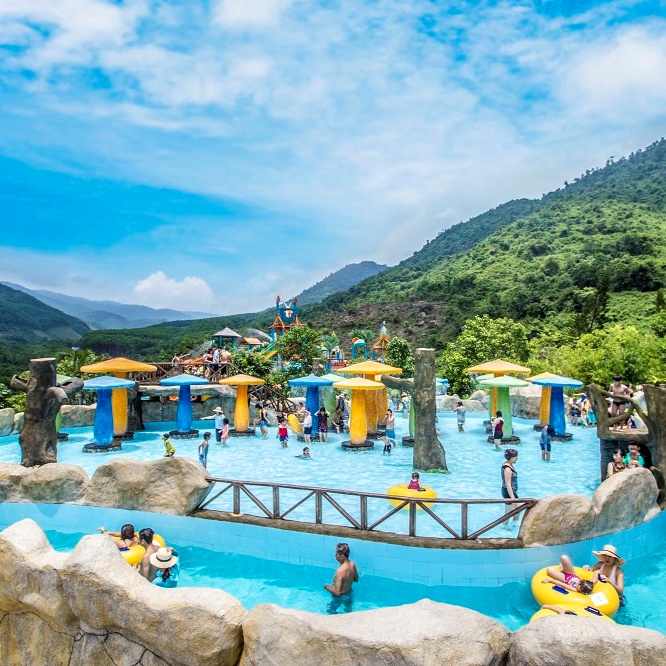 Đà Nẵng  Vé công viên Suối khoáng nóng Núi Thần Tài tặng kèm dịch vụ tắm Onsen Nhật Bản