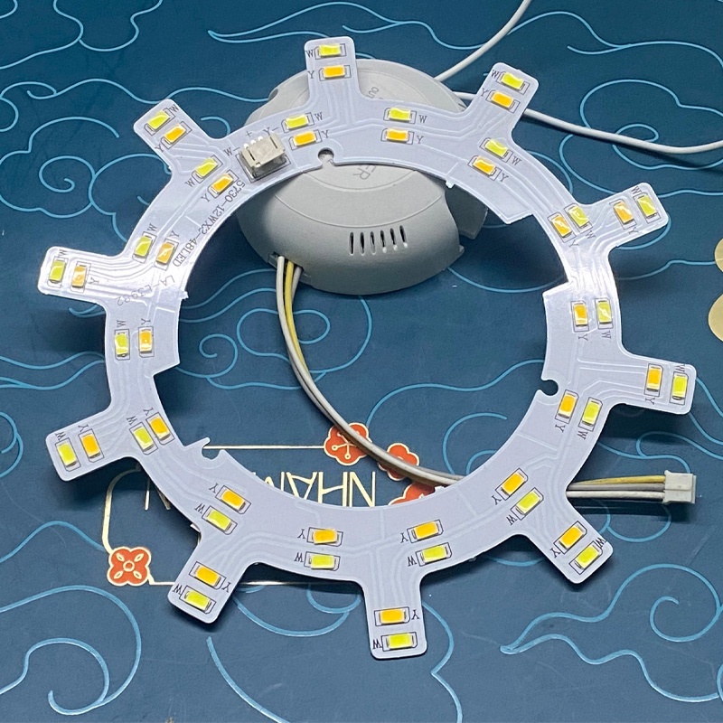 Bộ vỉ LED vòng 3 chế độ màu công suất 12W và 18W thay thế cho bóng vòng neol giá rẻ - LIYO