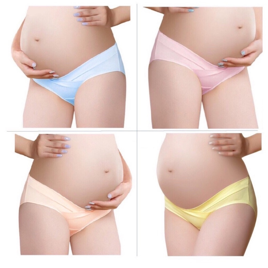 quần lót bầu, [ Fee ship ] Quần lót bầu cạp chéo kháng khuẩn cotton