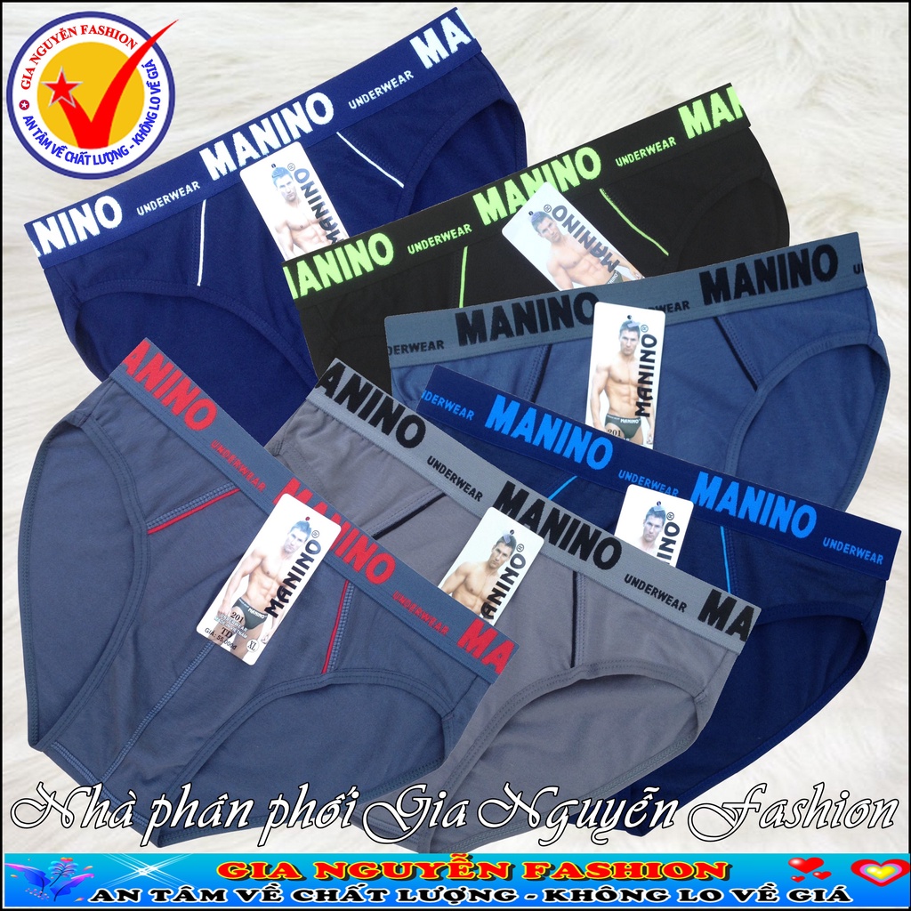 Bộ 5 quần lót nam MANINO, hàng Việt Nam cao cấp - Chất liệu Cotton kháng khuẩn, co giãn 4 chiều (mã 201)