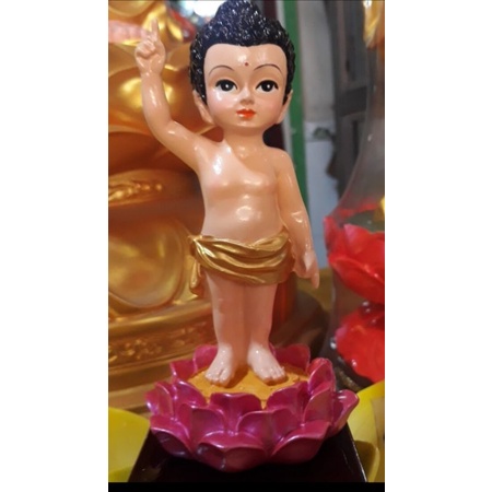 Tượng phật đản sanh nhí 15cm
