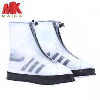 Bọc Giày Đi Mưa MK MAIKA Bằng Silicon MKPK16 Đen Dày Dặn Chống Trượt Chống Thấm Nước Tiện Dụng Cho Nam Và Nữ