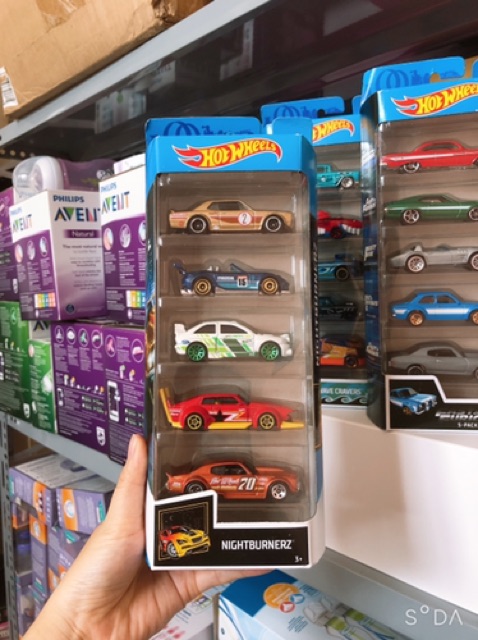 Bộ 5 xe Hotwheels US