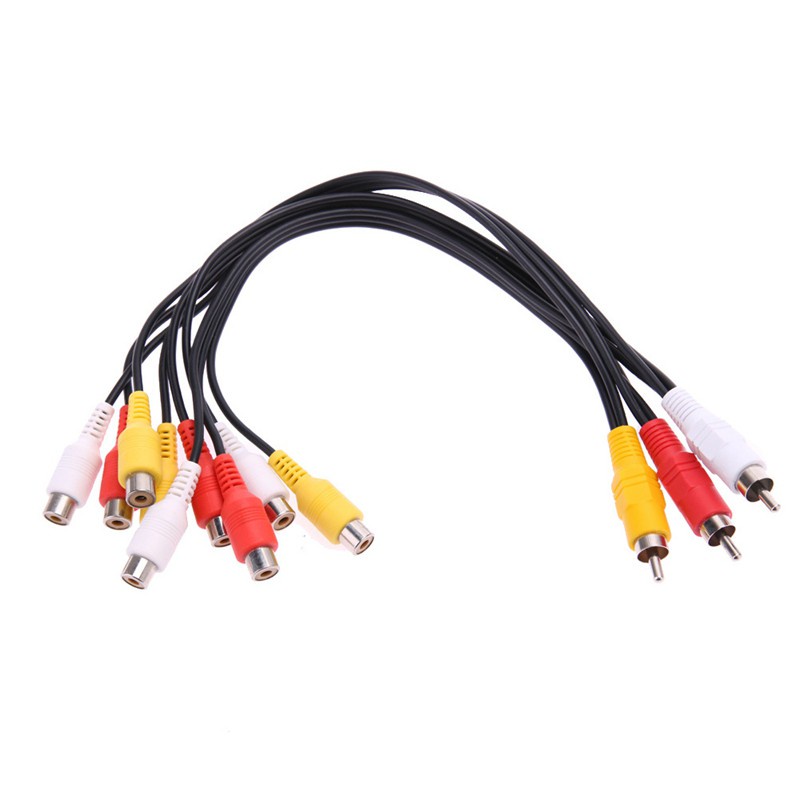 Đầu Chia 3rca Thành 9 Cổng Rca Cho Tv Dvd