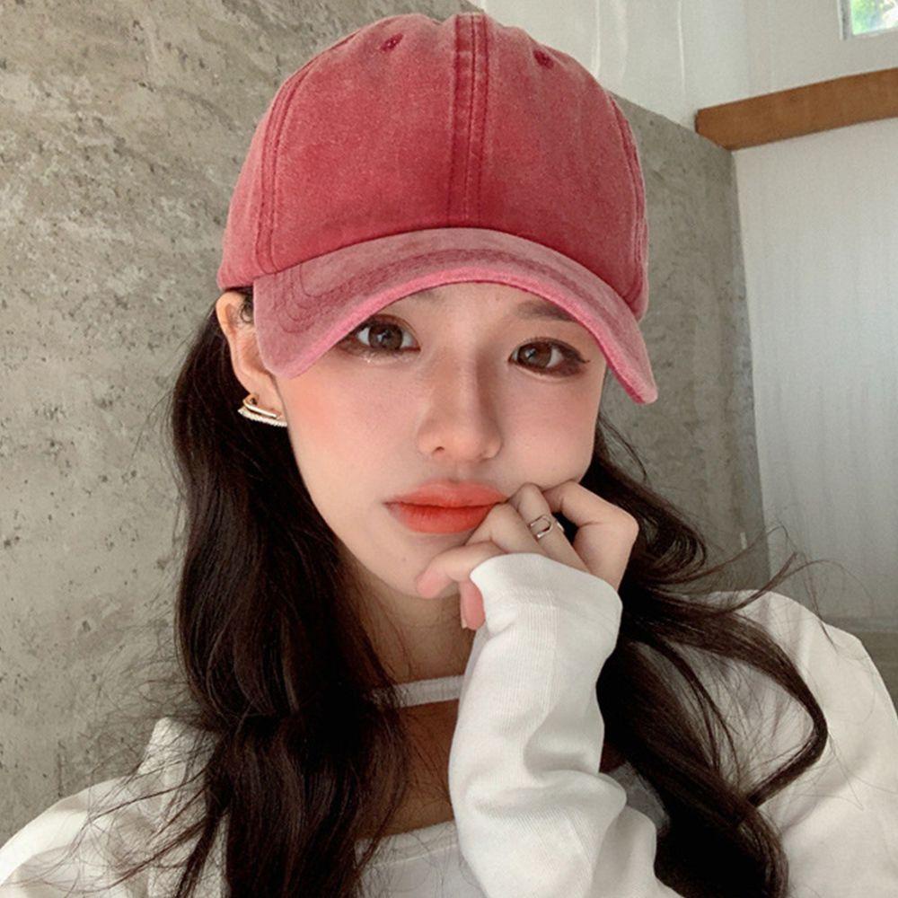 EXPEN Mũ Lưỡi Trai Denim Thời Trang Hàn Cho Nữ