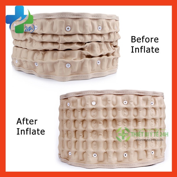 Đai Hơi Kéo Dãn Cốt Sống Thoái Vị Đĩa Đệm, Đai Lưng Cột Sống Haili Care Cao Cấp