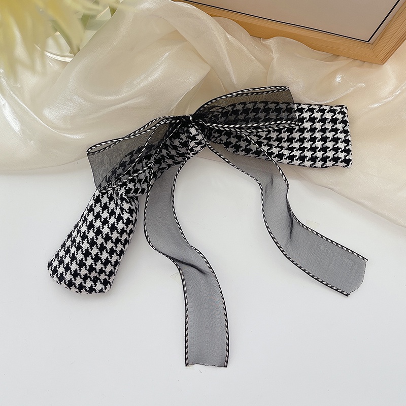 Kẹp Tóc Nơ Họa Tiết Răng Cưa Xinh Xắn Thời Trang