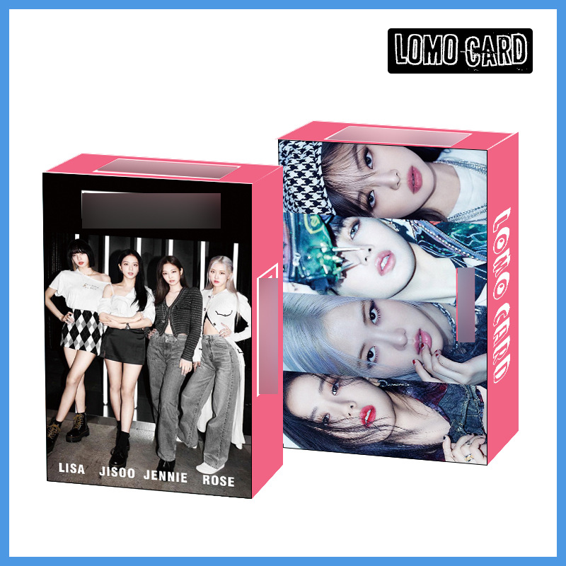 Blackpink Album - THE ALBUM LOMO CARD Blackpink LISA ROSE PHOTOCARD