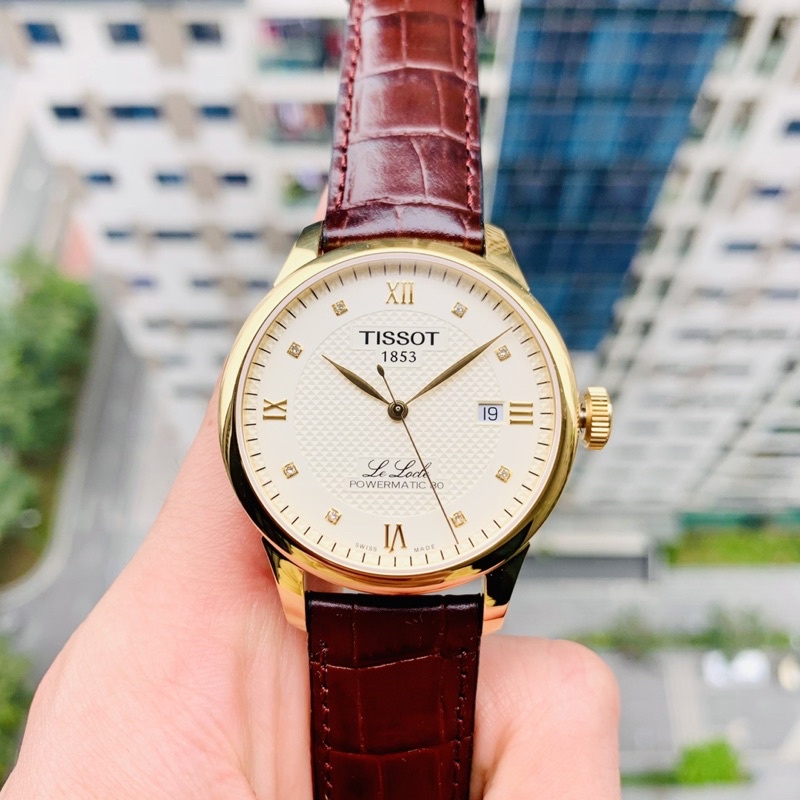 Đồng hồ nam chính hãng Tissot Le Locle Diamond T006.407.36.266.00 - Máy cơ tự động - Kính Sapphire