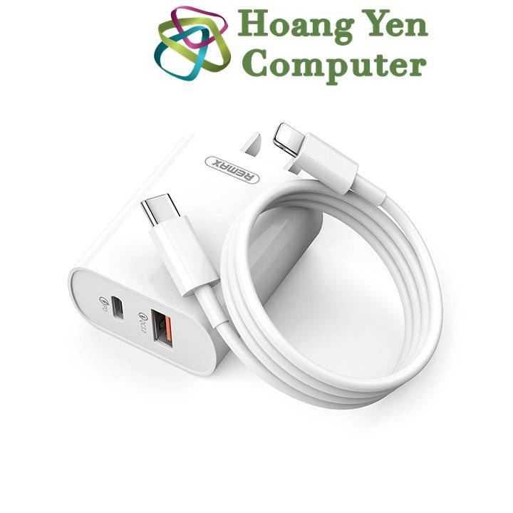 Combo Cốc và Cáp Sạc Nhanh Remax RP-U37 Cho iP - BH 12 Tháng Chính Hãng - Hoàng Yến Computer