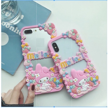 Ốp Điện Thoại Silicon Mềm Hình melody Dâu Tây Dễ Thương Cho Iphone 14 pro MAX 13 pro MAX 12 pro MAX 11 pro MAX X XS MAX XR 6 6s 7 8 Plus