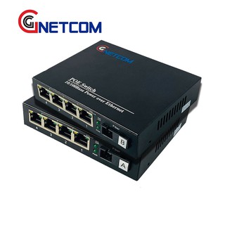 Bộ chuyển đổi quang điện PoE Gnetcom GNC-6104FE-25 10 100MB thumbnail