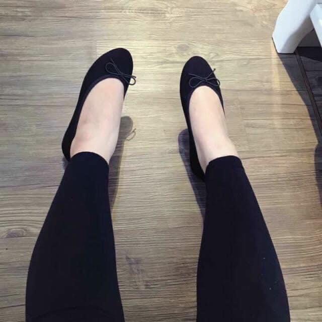 Giày Búp Bê Nơ HM Nữ TONGKHOCHITUE , Giày Sục Nữ Bệt Công Sở Basic Đơn Giản | BigBuy360 - bigbuy360.vn