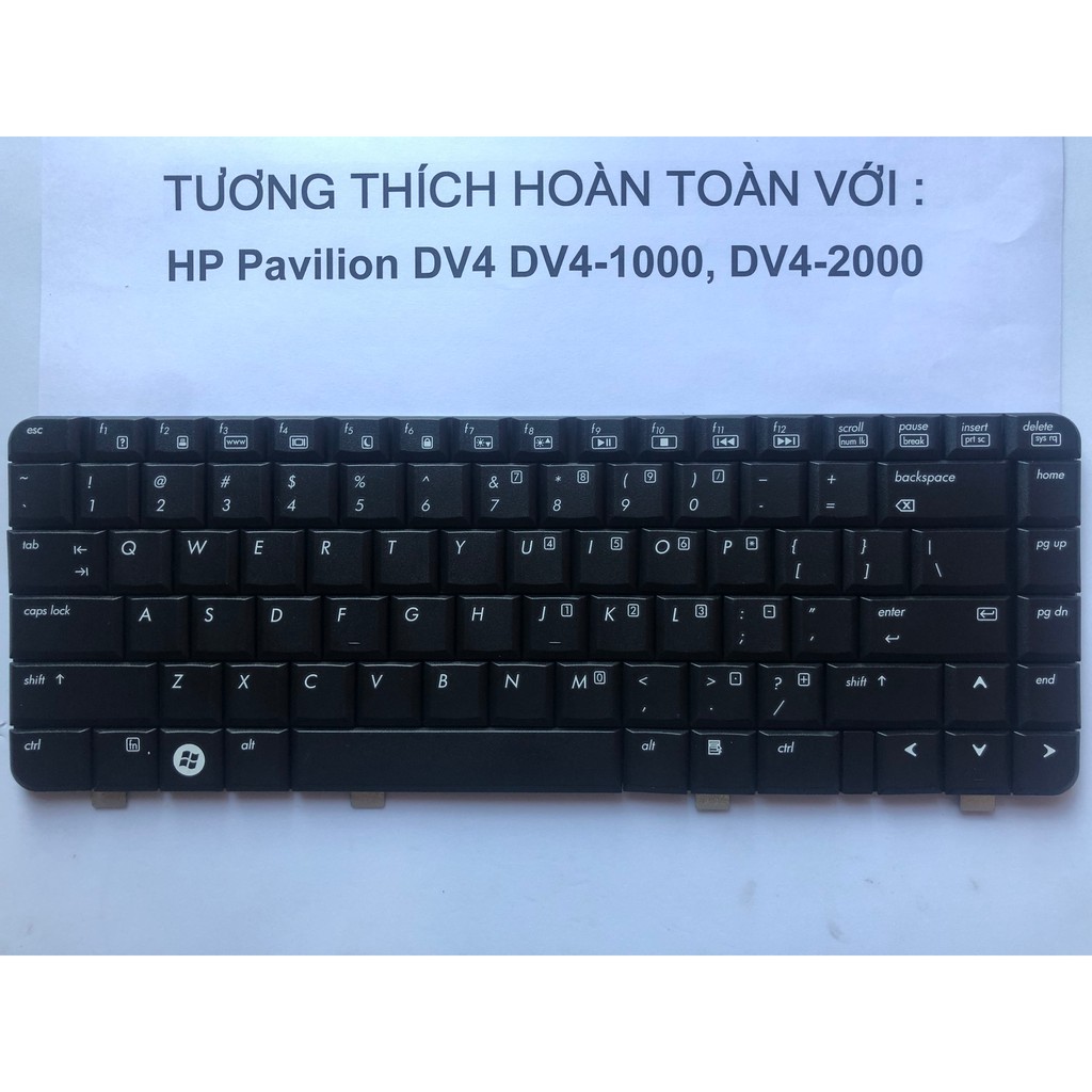 Bàn Phím Laptop HP Pavilion DV4 DV4-1000 DV4-2000 Hàng Mới 100% Bảo Hành 12 Tháng Toàn Quốc