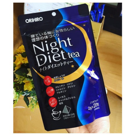 Trà Orihiro Night Diet thanh lọc cơ thể giảm cân