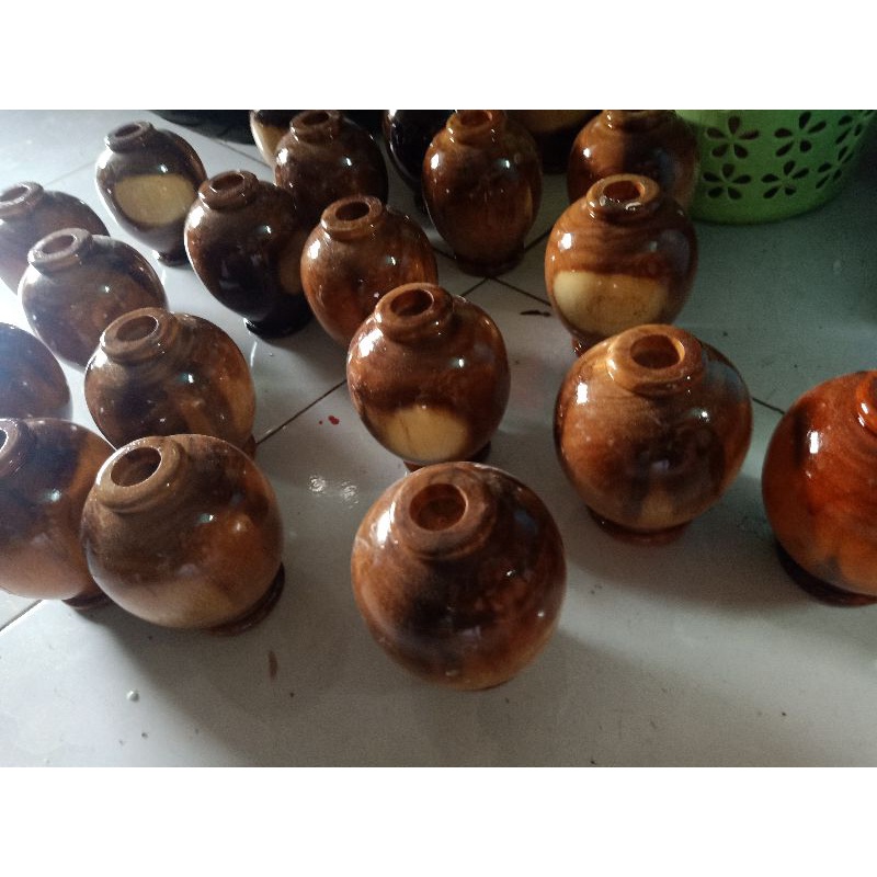 Chum phú quý phong thủy mịni gỗ tràm