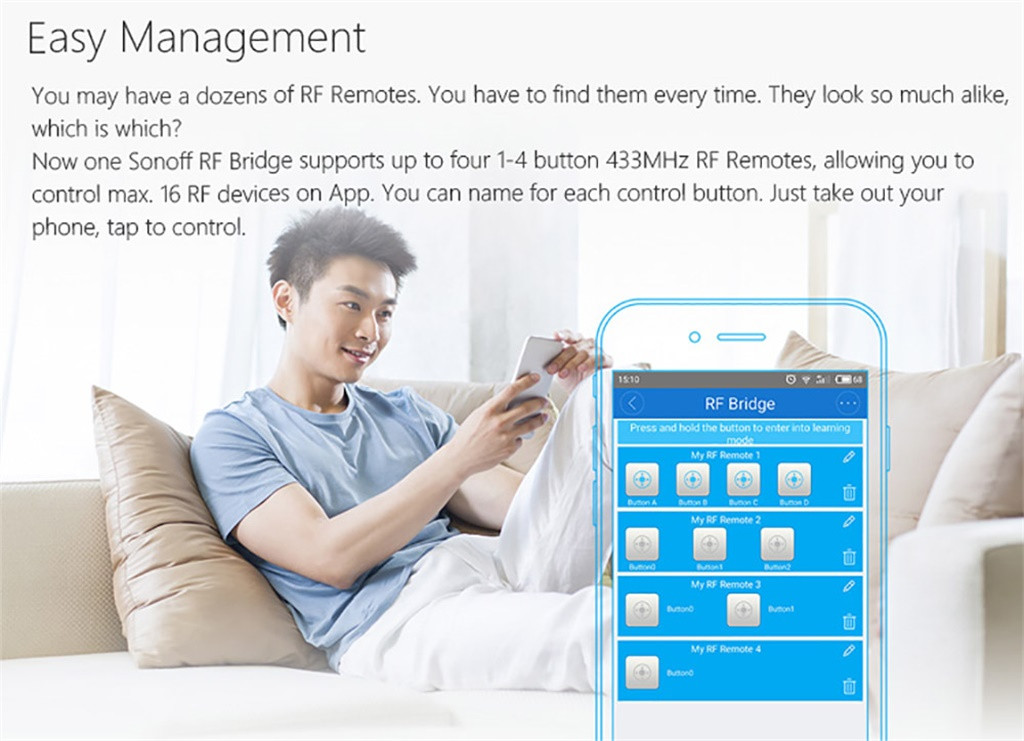 Sonoff Công Tắc Điều Khiển Từ Xa Thông Minh Wifi 433 Mhz | BigBuy360 - bigbuy360.vn