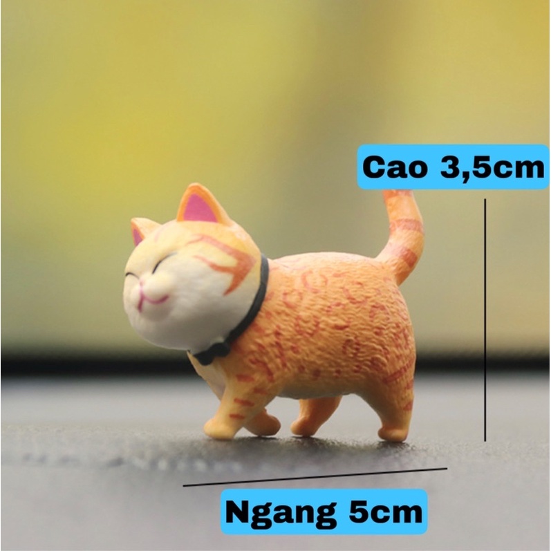 Trang trí ô tô mèo nhỏ