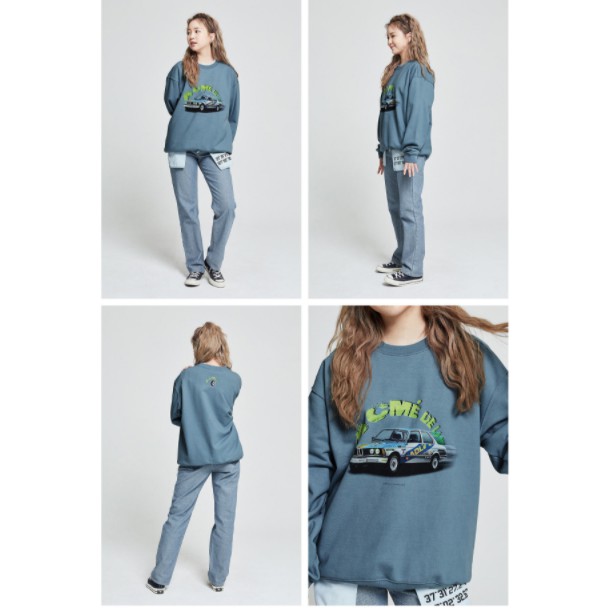 Áo Thun Dài Tay ADLV BLUE RACING CAR SWEATSHIRT