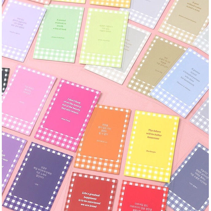 Sticker Frame Kẻ Caro - Nhãn Dán Trang Trí Card Polariod lẻ 1 cái