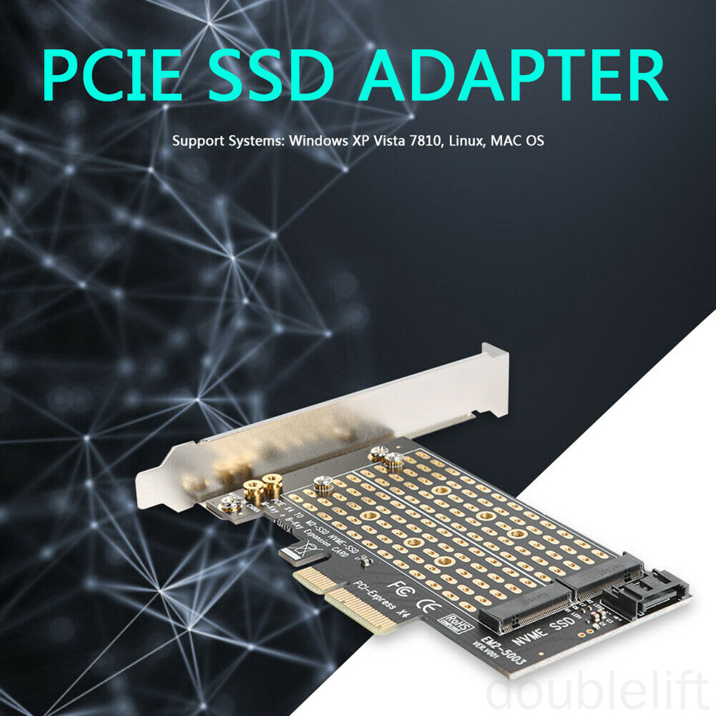 Card Chuyển Đổi Pci-E Sang M2 Nvme Sang Pci-E Cho Máy Tính