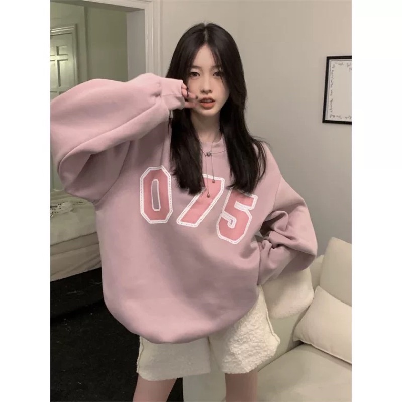 Áo sweater 075 oversize Thu - Đông 2023