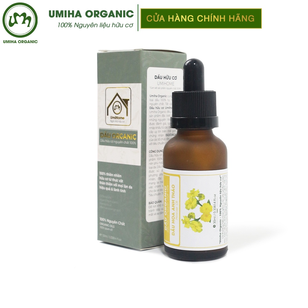 Dầu Hoa Anh Thảo hữu cơ UMIHA nguyên chất | Primrose Oil 100% Organic 10ml