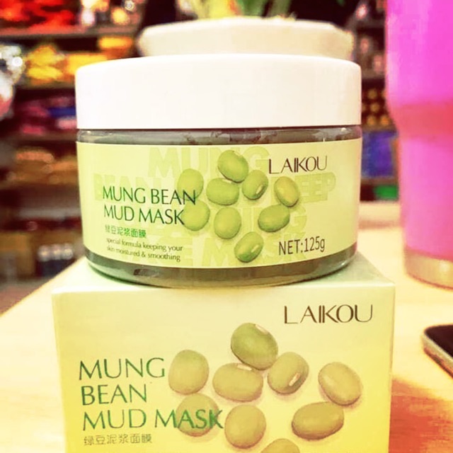 Mặt nạ bùn đậu xanh Laikou