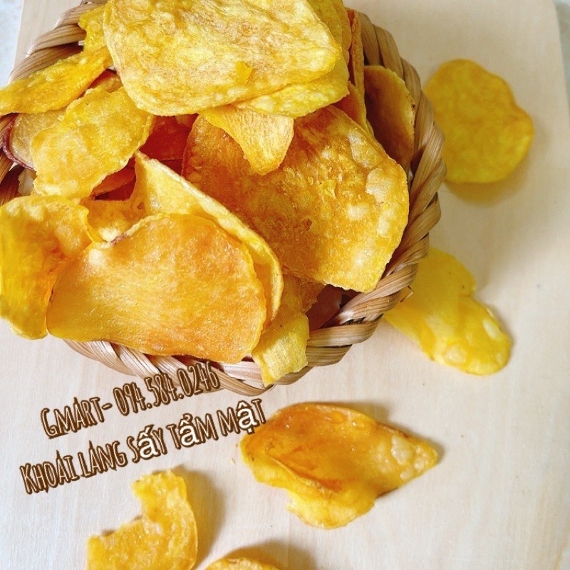 Khoai lang sấy tẩm mật ong gói 250gram