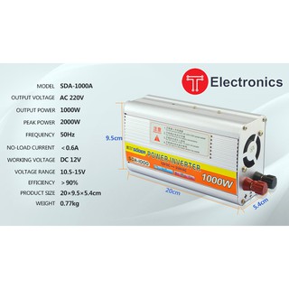 INVERTER 12V LÊN 220V 1000W SDA-1000A
