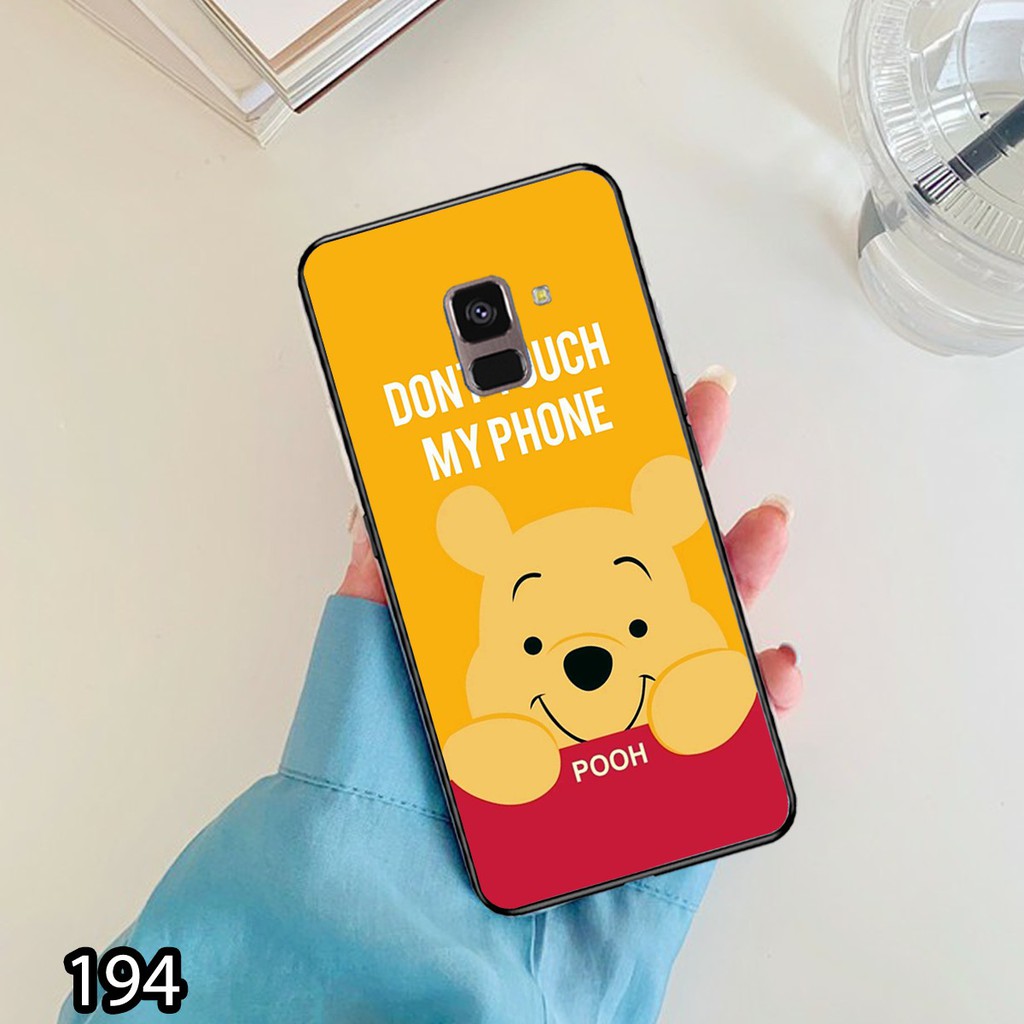 Ốp lưng Samsung A6-2018/A6 Plus/A8-2018/A8 Plus in hình Gấu Pooh  siêu đẹp, lạ_KINGSTORE.HN_Ốp SS A6/A6P/A8/A8P
