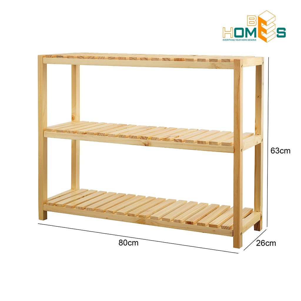 [Hỏa Tốc] Kệ Giày 3 Tầng 80cm